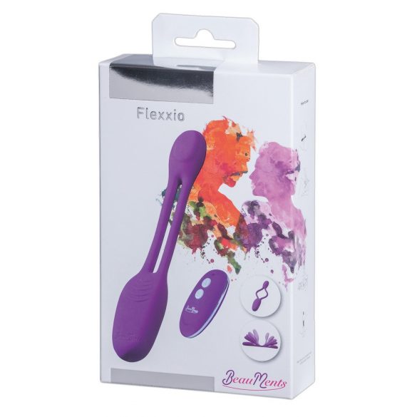 BeauMents Flexxio - Wireless Rechargeable Dual Motor Couple's Vibrator (Purple) 