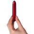 Scarlet Velvet - Mini Lipstick Vibrator (10 Patterns) - Red 