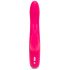 Happyrabbit Curve Slim - waterproof, rechargeable vibrator with wand (pink)
