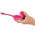 SMILE Love Balls - 82g Rechargeable Wireless Vibrating Egg (Pink) 