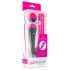 PalmPower Wand - Massage Vibrator with Powerbank (Pink-Grey) 