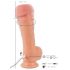 Realistixxx Latin Dancer - Rechargeable, Rotating Realistic Vibrator (Natural) 