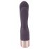 Elegant Double Battery-Powered Vibrator with Clitoral Arm (Dark Purple) 