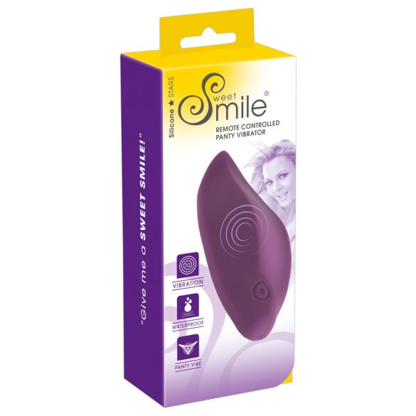 SMILE Panty - Rechargeable, Wireless, Waterproof Clitoral Vibrator (Purple) 