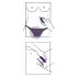 SMILE Panty - Rechargeable, Wireless Clitoral Vibrator (Purple) 