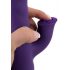 Smile Pearl - Rechargeable, Beaded, Clitoral Arm Thrusting Vibrator (Purple) 