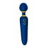 ROMP Flip Wand - Rechargeable, Waterproof Massage Vibrator (Blue) 