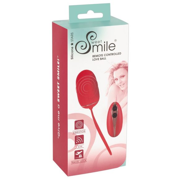 SMILE Love Egg - Rechargeable Wireless Vibrator (Red) 