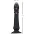 Black Velvet - Rechargeable, Thrusting Anal Vibrator (Black) 