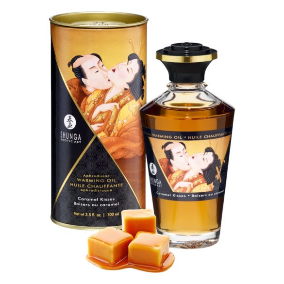 Shunga - Warming Massage Oil - Caramel (100ml) 