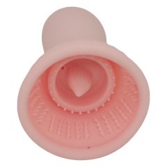   Lonely - rechargeable, waterproof suction-licker chest vibrator (pink)
