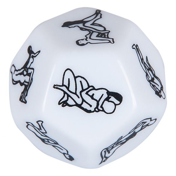 12-Sided Love Dice - White 