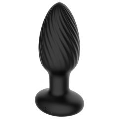   Funny Me 360 - Rechargeable, waterproof, radio controlled anal vibrator (black)