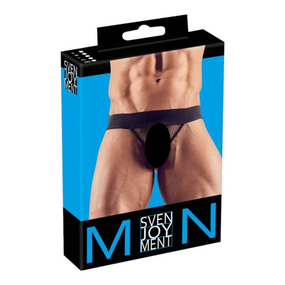 Mesh Minimalist Underwear for Men (Black) 