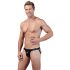 Shiny Minimal Briefs for Men (Black)  - M