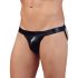 Shiny Minimal Briefs for Men (Black)  - L