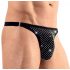 Svenjoyment - Rhinestone Men's Thong (Black)  - M