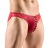 Svenjoyment - Black Lace-up Men's Underwear (Red) 