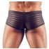 Transparent Striped Boxer Briefs (Black) 