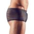 Transparent Striped Boxer Briefs (Black)  - M