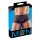 Transparent Striped Boxer Briefs (Black)  - XL