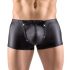 Svenjoyment - Rhinestone Zippered Matte Boxer (Black) 