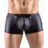 Svenjoyment - Rhinestone Zippered Matte Boxer (Black)  - M