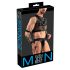 Svenjoyment Bondage - Mesh Top and Jockstrap Set (Black)  - M