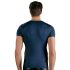 NEK - Men's Blue Top with Black Lacing and Mesh Panels  - M