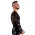 Svenjoyment - Men's Long Sleeve Shirt with Breast Padding (Black)  - M