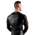 Svenjoyment - Men's Long Sleeve Shirt with Breast Padding (Black)  - M