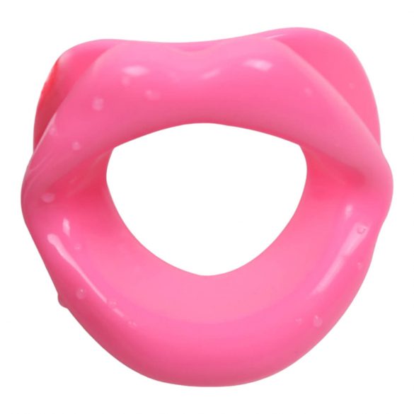 Ida Leather - Open Mouth Gag (Pink) 