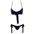 Cottelli - bikini bra set (black)