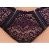 Cottelli Curves Plus Size - translucent pattern bra set (purple)