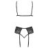 Kissable - Lingerie Set (Black)  - L/XL