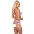 Kissable - Rose Embroidered Lingerie Set (Pink) 