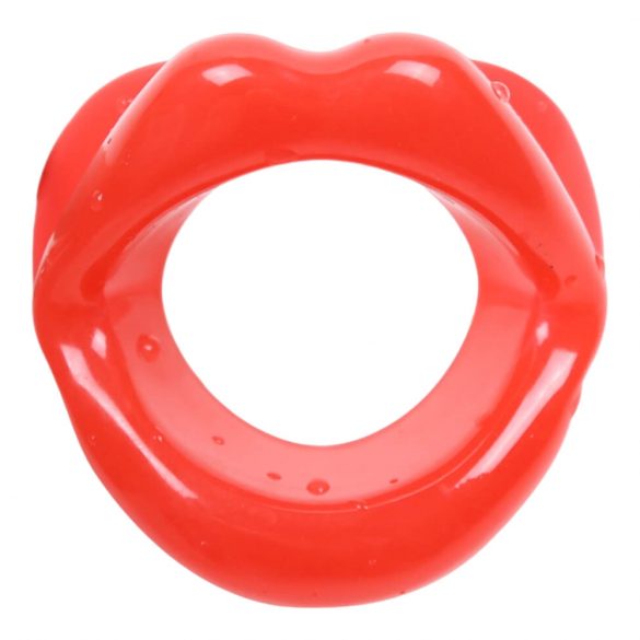 Ida Leather - Open Mouth Gag (Red) 