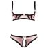 Cottelli - Striped Push-up Set  - 85B/L