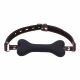 Ida Leather - Bone Shaped Gag (Black) 