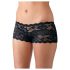 Cottelli - Spicy Lace French Panties (Black)  - L