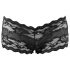 Cottelli - Spicy Lace French Panties (Black)  - L