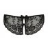 Cottelli - Lace Bow Open Panties (Black)  - L