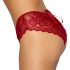 Cottelli - Open Lace Panties (Red) 