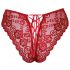 Cottelli - Open Lace Panties (Red)  - M