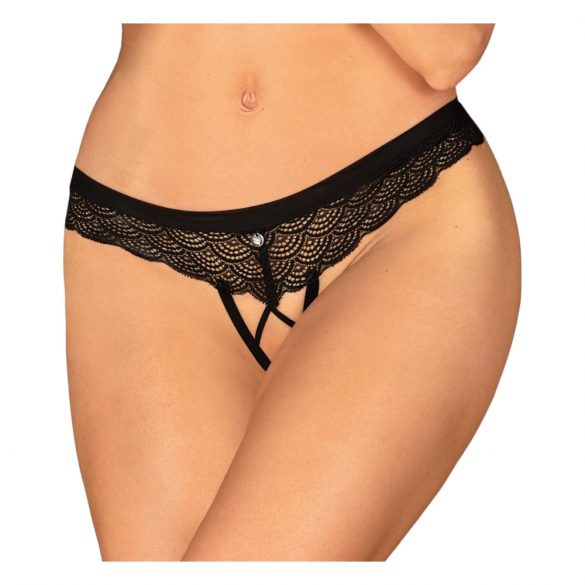 Obsessive Chemeris Open Thong (Black) 