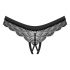 Obsessive Chemeris Open Thong (Black) 