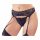 Cottelli - Lace Garter Belt with Thong (Black)  - XL