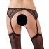 NO:XQSE - Lace Garter Set - Black  - M/L