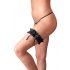 Cottelli - Lace Garter Belt - Black (S-L) 