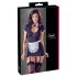 Cottelli - Maid Outfit with Garter (Black-White)  - M